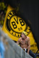 Fussball DFB Pokal 2. Runde 13/14 : Ultra Fan (Borussia Dortmund)