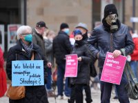 Kundgebung / Demo von Gewerbetreibenden in Rottenburg