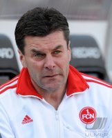 Fussball 1. Bundesliga :  Trainer Dieter Hecking (1 FC Nuernberg)