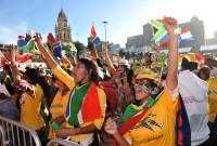 FUSSBALL WM 2010, Public Viewing in KapstadtFUSSBALL WM 2010, VORRUNDE: Deutschland - Serbien