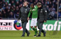 Fussball, 1. Bundesliga  Saison 2014/2015: Werder Bremen - Bayer 04 Leverkusen