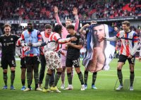 Fussball 1. Bundesliga  Saison  2025/2026  28. Spieltag SC Freiburg - FC Bayern Muenchen