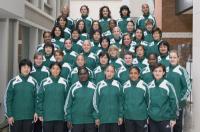 Fussball Frauen FIFA U 17  WM  2008  Gruppenbild Referee