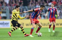 Fussball 1. Bundesliga Saison 14/15: FC Bayern Muenchen - Borussia Dortmund