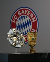 Fussball 1. Bundesliga Saison 18/19: Meisterschale und DFB Pokal, DOUBLE