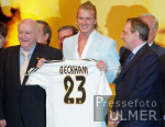 FUSSBALL  CF Real Madrid Praesentation BECKHAM