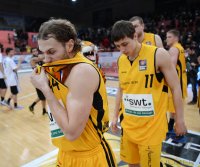 Basketball 1. Bundesliga 2012/2013:  Walter Tigers Tuebingen -Neckar Riesen Ludwigsburg