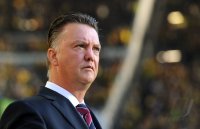 Fussball 1. Bundesliga : Trainer Louis van Gaal (FC Bayern Muenchen)