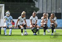 Fussball International Euro 2025,
Mannschaftsfoto Deutsche Frauen Nationalmannschaft