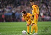 Fussball CHL 15/16 Viertelfinale: Atletico Madrid - FC Barcelona