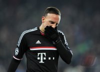 Fussball CHL  Saison 2011/2012: Franck Ribery (FC Bayern Muenchen)