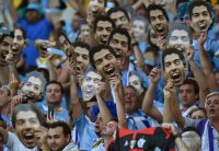 FUSSBALL WM 2014, Achtelfinale: Kolumbien - Uruguay