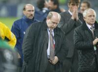 FUSSBALL Enttuschung  Bayer/ Praesident Calmund