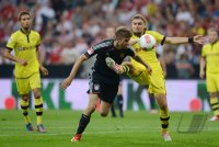 Fussball 1. Bundesliga, Supercup: FC Bayern Muenchen - Borussia Dortmund