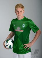 Fussball 1. Bundesliga, Saison 2012/2013, Werder Bremen: Kevin de Bruyne exklusiven Pressefoto ULMER Fotoshooting