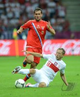 Fussball International Europameisterschaft 2012: Polen - Russland