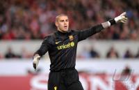 FUSSBALL  International CHL 09/10 : Victor Valdes Arribas (Barca)