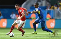 FUSSBALL WM 2014, Gruppenphase: Schweiz - Ecuador