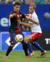 Fussball 1. Bundesliga, Saison 2012/2013: Testspiel Hamburger SV - FC Barcelona