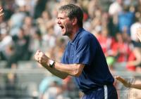 Fussball 1. Bundesliga: Dortmund - Frankfurt, Jubel Funkel