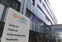 Eingang der CureVac AG in Tuebingen