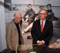 Fussball: Sonderausstellung in der Erlebniswelt des FC Bayern Muenchen in der Allianz Arena