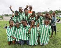 Fussball im Armenviertel Umlazi bei Durban