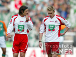 Fussball 1. Bundesliga: Bremen - Koeln, enttaeuschte Koelner