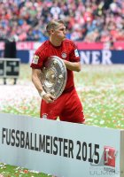 Fussball, 1. Bundesliga  Saison 14/15: JUBEL FC Bayern Muenchen