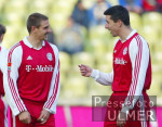 Deisler und Makaay im Gespraech