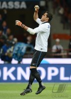 FUSSBALL International SERIE A 2011/2012:  JUBEL Torwart Julio Cesar (Inter Mailand)