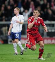 FUSSBALL  International CHL 09/10 :  JUBEL OLIC (FC Bayern  Muenchen)