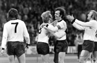 Fussball  Hoeness, Beckenbauer, Netzer