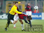 Fussball UCL: Dortmund - Mailand, Zweikampf