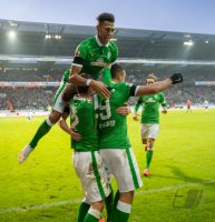 Fussball, 1. Bundesliga  Saison 2014/2015: Werder Bremen - Hertha BSC Berlin