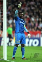 FUSSBALL INTERNATIONAL  CHL Viertelfinale 11/12: Steve Mandanda (Olympique Marseille)