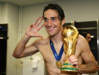 Fussball WM 2006  24  Stunden Finale  Jubel Italien Kabine