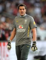 Fussball International  Testspiel: JULIO CESAR (Brasilien)