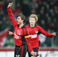 Fussball UEEA CUP: Leverkusen, SCHNEIDER