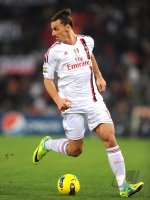 FUSSBALL SERIE A:  Zlatan Ibrahimovic (AC Mailand)