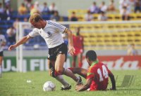 Fussball WM 1986 Marokko-Deutschland:  Rummenigge