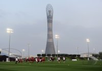 Fussball 1. Bundesliga 11/12: FC Bayern Muenchen Training in Doha