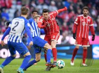 Fussball  1.Bundesliga   Saison 17/18: FC Bayern Muenchen -  Hertha BSC Berlin