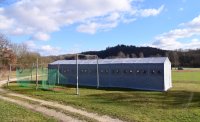 Baseball, Tuebingen Hawks, Trainiungszelt