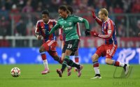 Fussball 1. Bundesliga Saison 14/15: FC Bayern Muenchen - FC Schalke 04