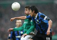 Fussball 1. Bundesliga: Bremen - Wolfsburg