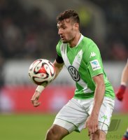 Fussball, 1. Bundesliga  Saison 2014/2015: VfL Wolfsburg - FC Bayern Muenchen
