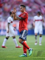 Fussball 1. Bundesliga Saison 17/18: FC Bayern Muenchen -  VfB Stuttgart