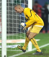 Fussball 1. Bundesliga, Saison 2011/2012: JUBEL Torwart Mohamed Amsif (FC Augsburg)