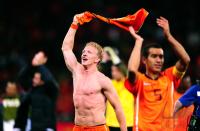 FUSSBALL WM 2010  HALBFINALE:  Uruguay - Niederlande